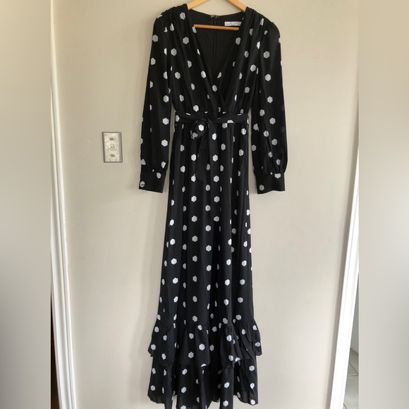 New, no tags Polka dot print, Maxi dress by Ergies. size S. - Picture 4 of 12